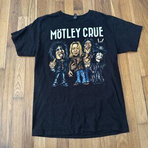 Motley Crue The Final Tour Shirt Men’s Double Sided Tee Rock Band Music Size M